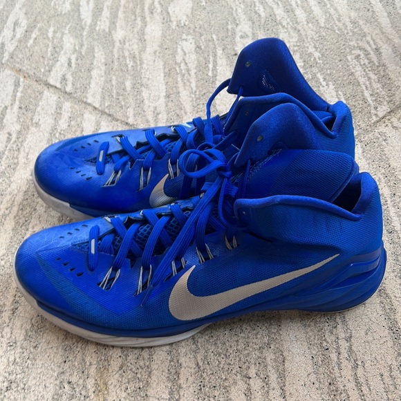 Nike Hyperdunk Lunarlon Basketball Shoes Blue Royal Z22. Size 17. main image 4